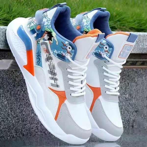 Spring and summer men's basketball shoes mesh breathable lightweight trendy casual shoes youth student sports shoes versatile men's shoes